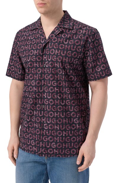 Хлопковая рубашка HUGO, арт. 50555792, фото 3