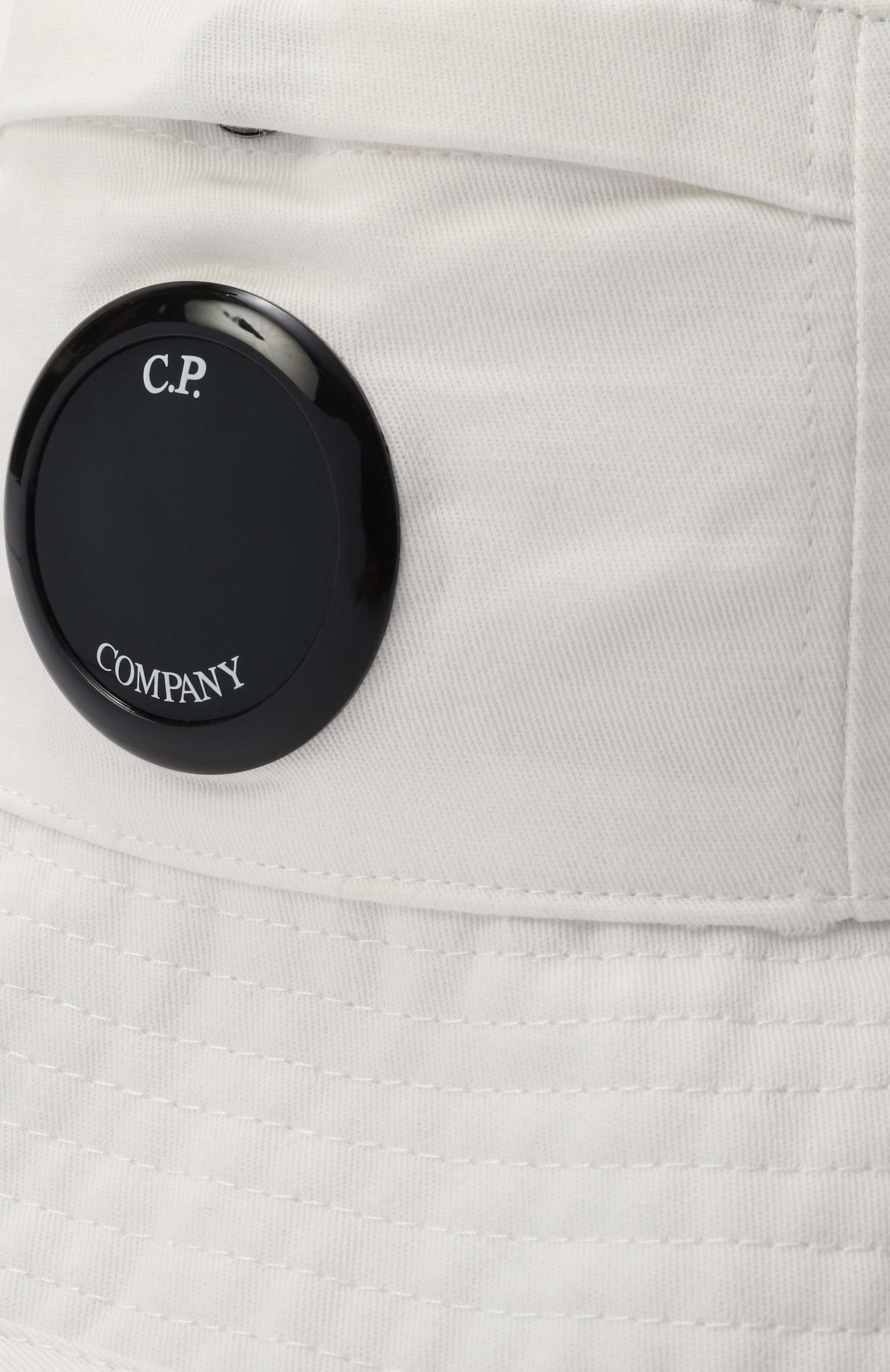 Хлопковая панама C.P. COMPANY молочного цвета по цене 8995 руб., арт. CMX006/L0A04, фото 3 Хлопковая панама C.P. COMPANY, арт. CMX006/L0A04, фото 3
