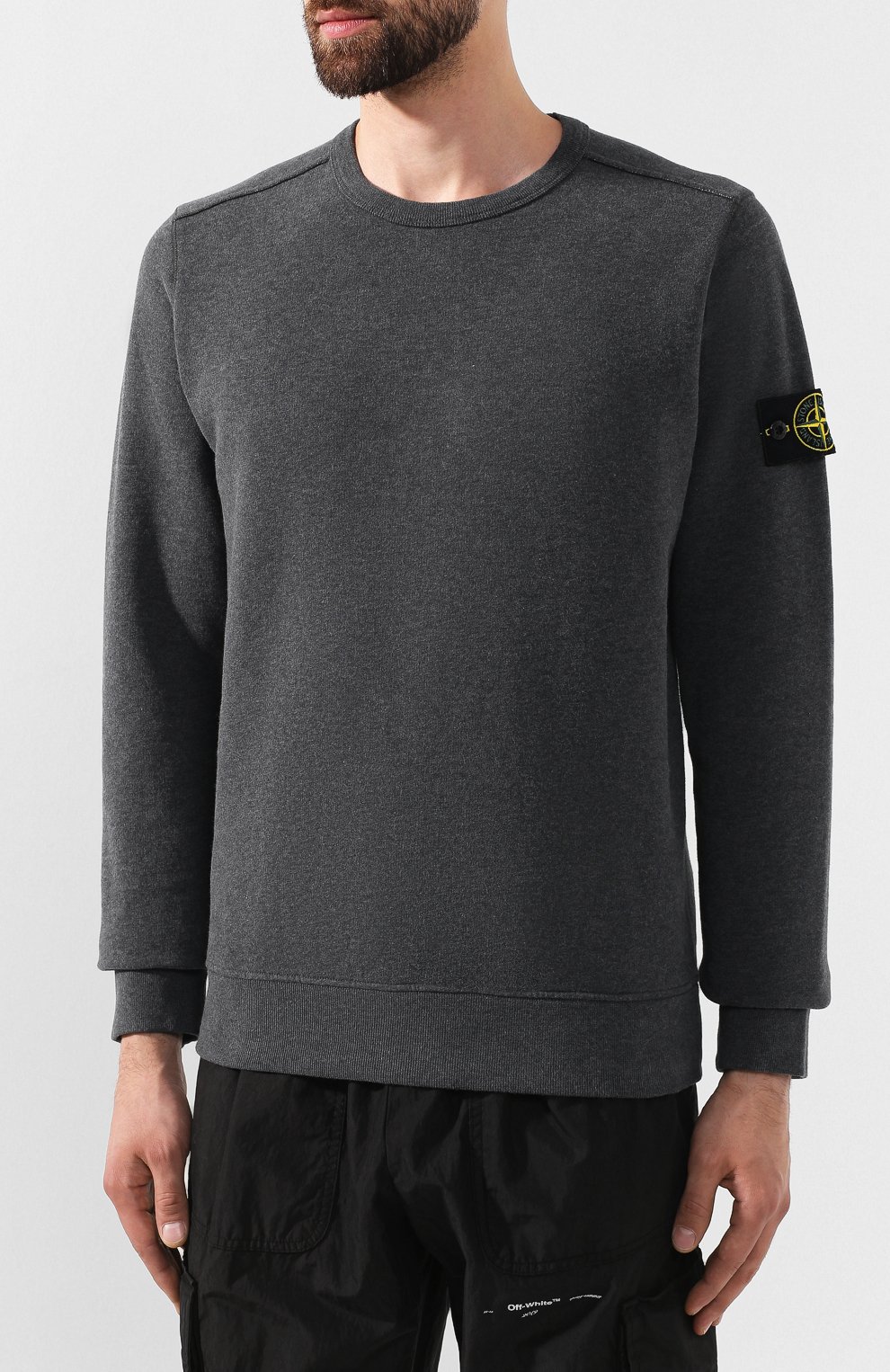 Хлопковый свитшот STONE ISLAND, арт. 711562720, фото 3