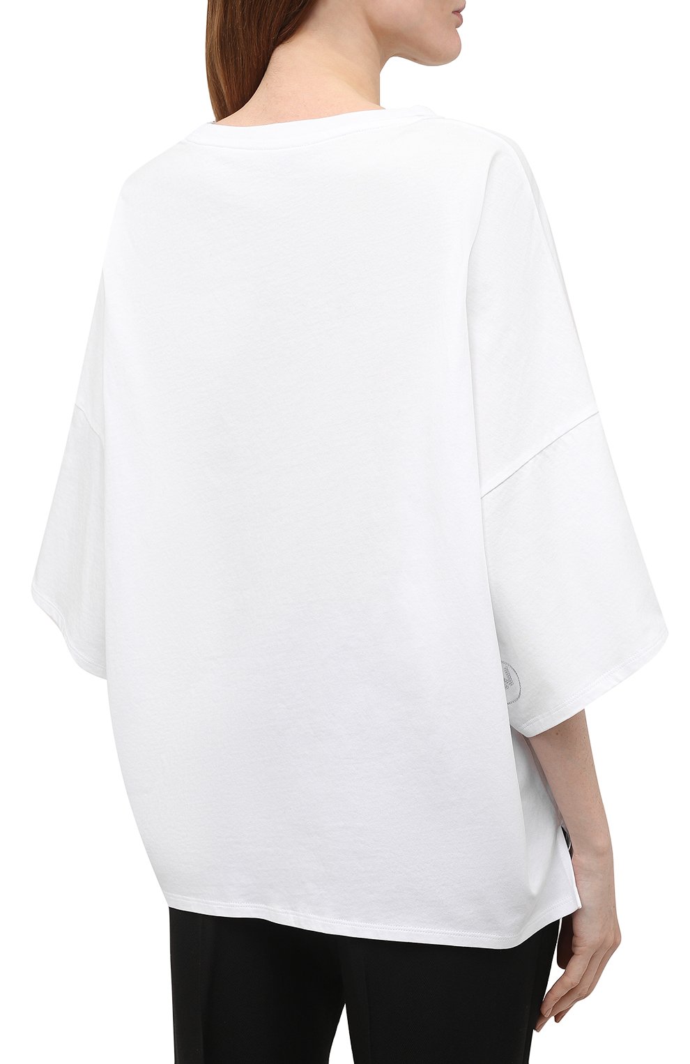Хлопковая футболка ALEXANDRE VAUTHIER, арт. 211TS1400B 1229B-204, фото 4