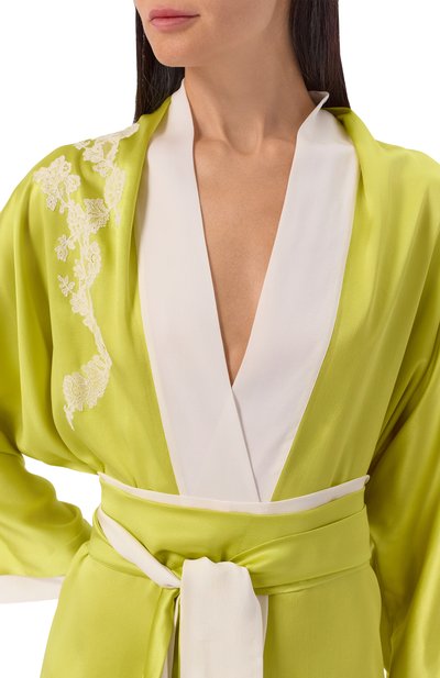 Шелковый халат CARINE GILSON, арт. AG0950HS, фото 5