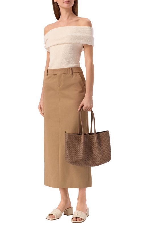 Двусторонняя сумка Pinacoteca medium Bottega Veneta 854371/V5AG1 Коричневый  854371/V5AG1 Фото 3