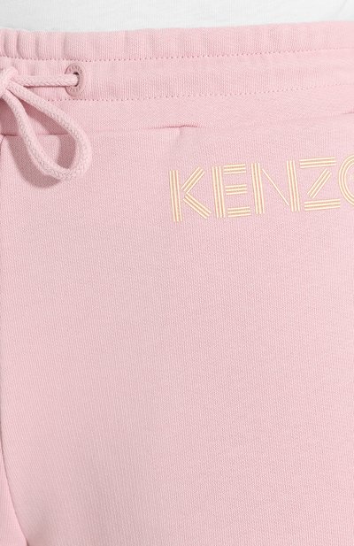 Хлопковые шорты KENZO светло-розового цвета по цене 20600 руб., арт. FA52PA719952, фото 5 Хлопковые шорты KENZO, арт. FA52PA719952, фото 5