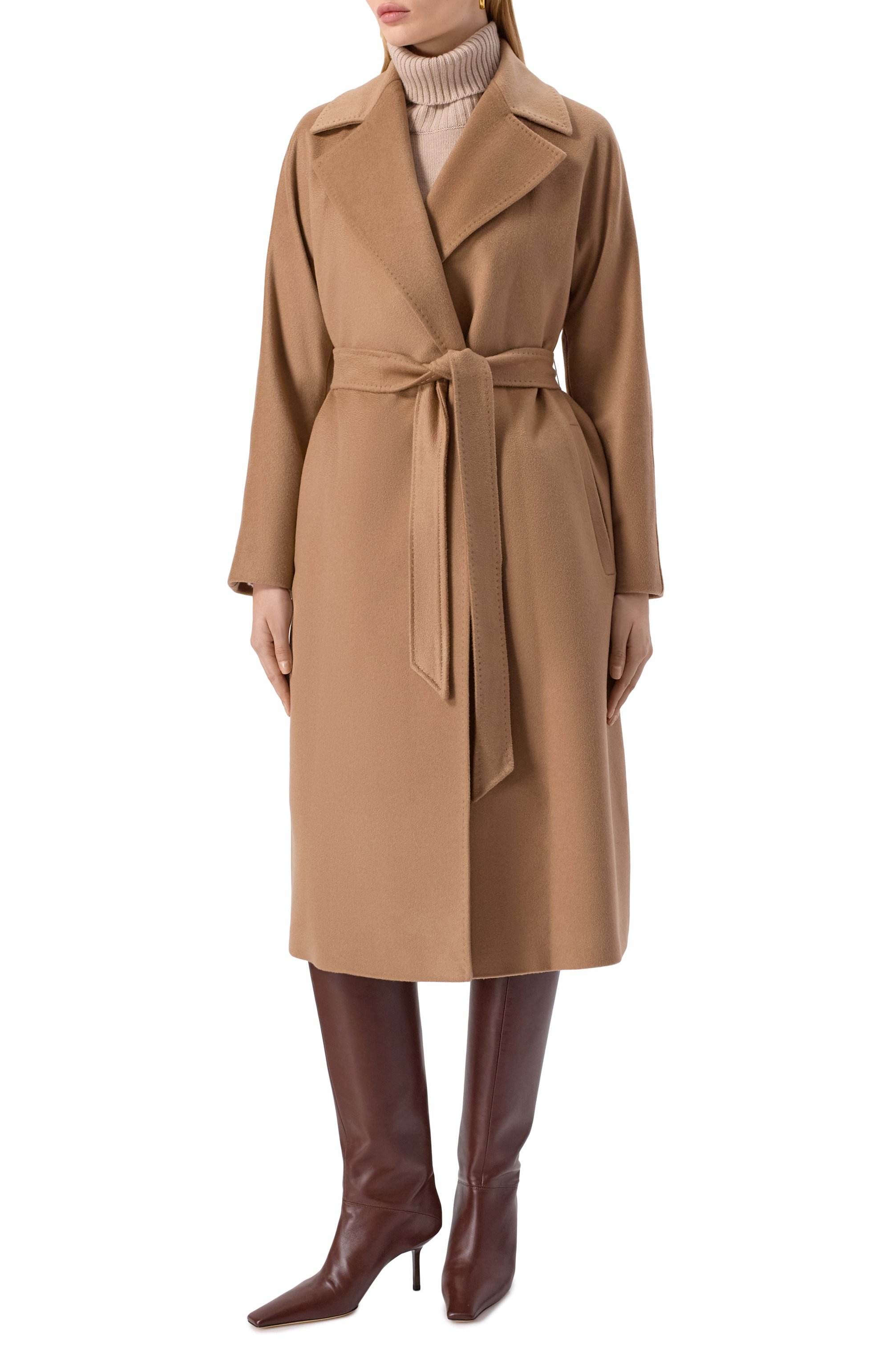 Кашемировое пальто MAX MARA STUDIO, арт. EUCLIDE, фото 3