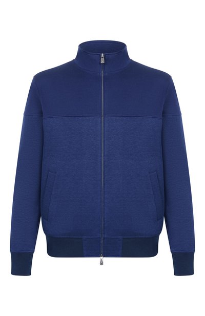 Толстовка из хлопка и льна CAPOBIANCO, арт. 20M453.DH00._001, фото 1