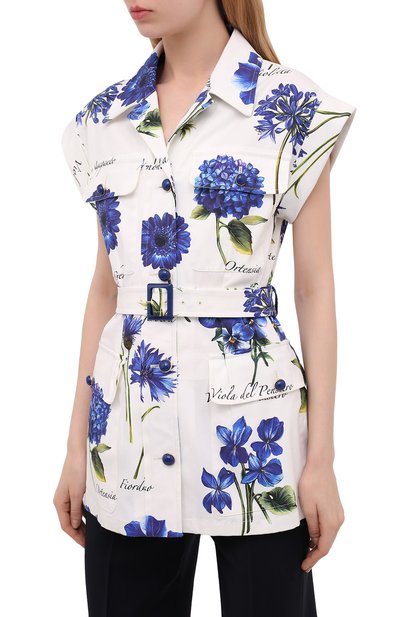 Хлопковый жакет DOLCE & GABBANA, арт. I2B87W/GDZAH, фото 3