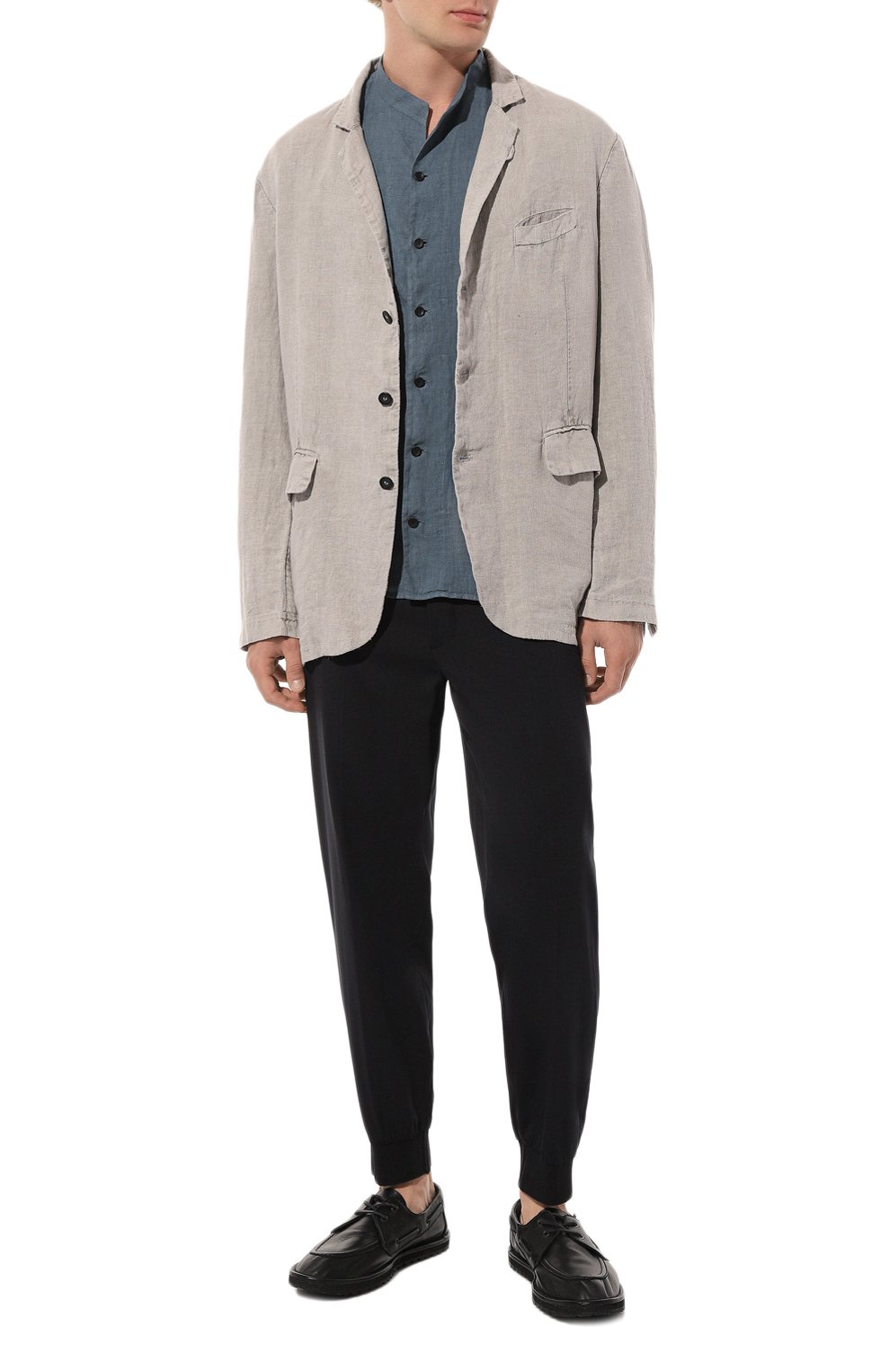 Льняная рубашка HANNES ROETHER, арт. T029PAS.608, фото 2