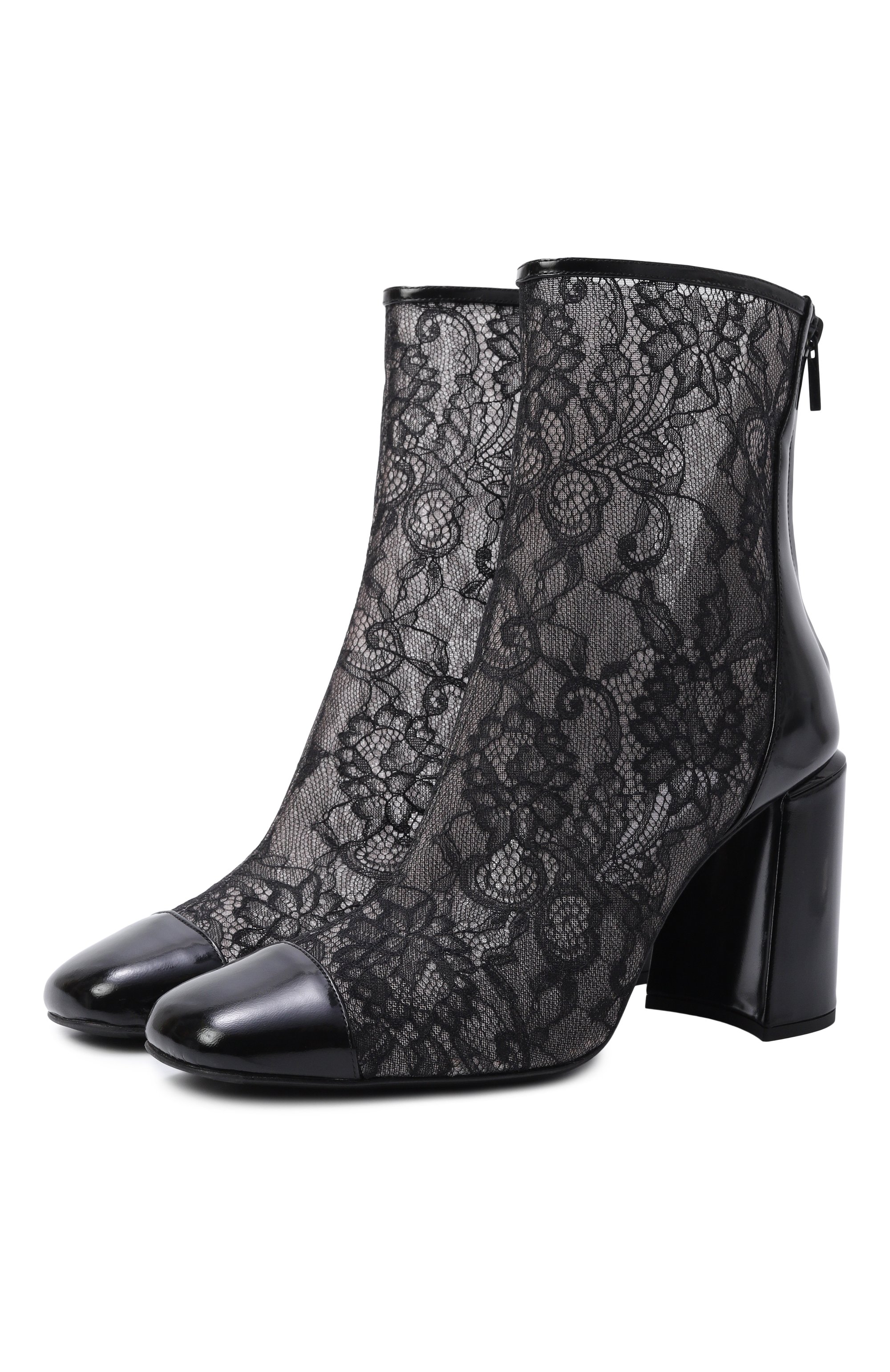 Комбинированные ботильоны JIMMY CHOO, арт. KISUCRYSTALAB45DYJ, фото 1