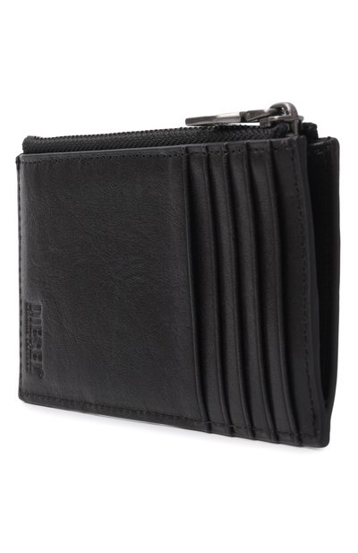 Кожаный футляр для кредитных карт DIESEL черного цвета по цене 18550 руб., арт. X10617/P8811, фото 2 Кожаный футляр для кредитных карт DIESEL, арт. X10617/P8811, фото 2