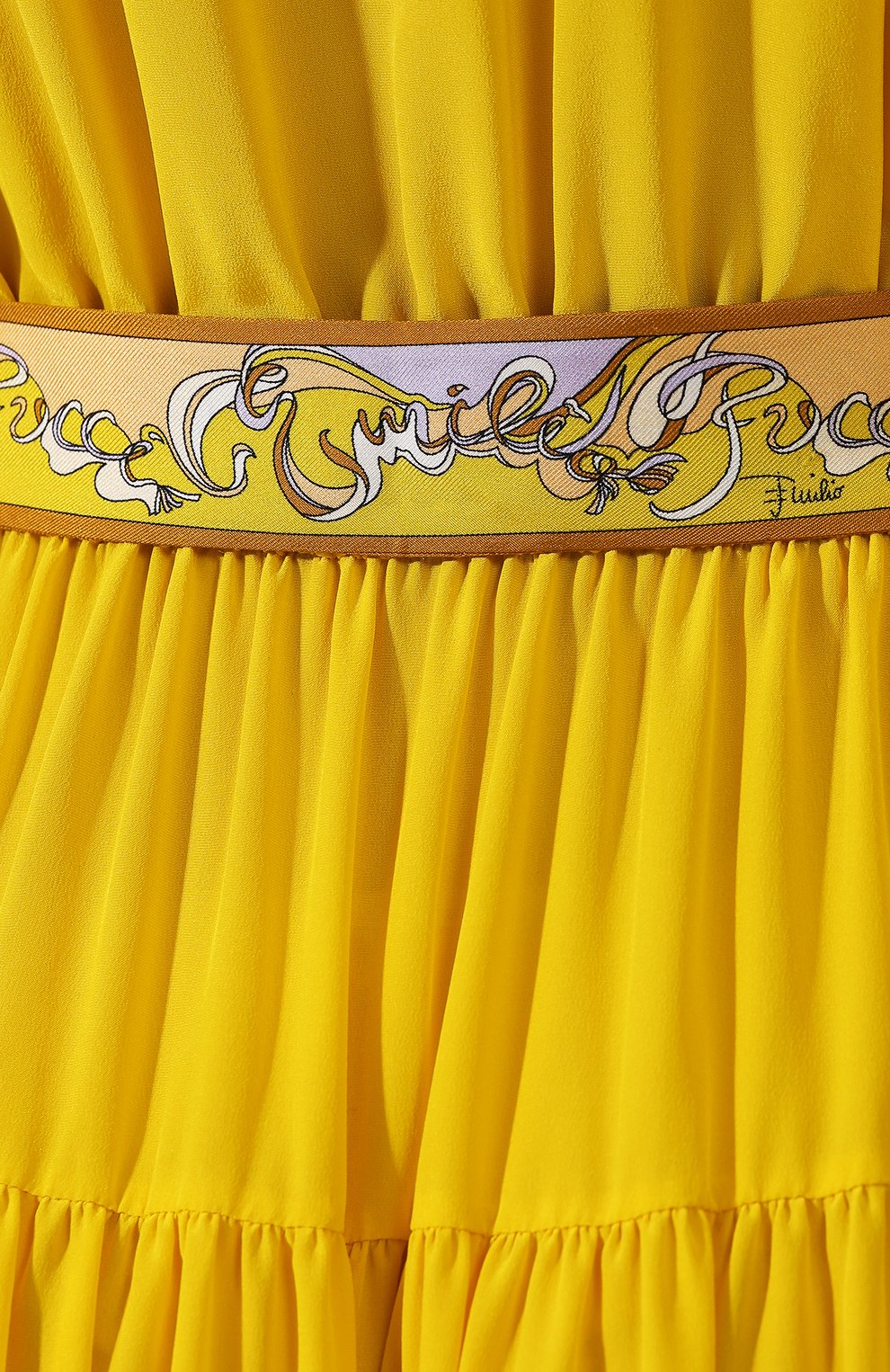 Шелковое платье с поясом EMILIO PUCCI, арт. 9ERH70/9E665, фото 5