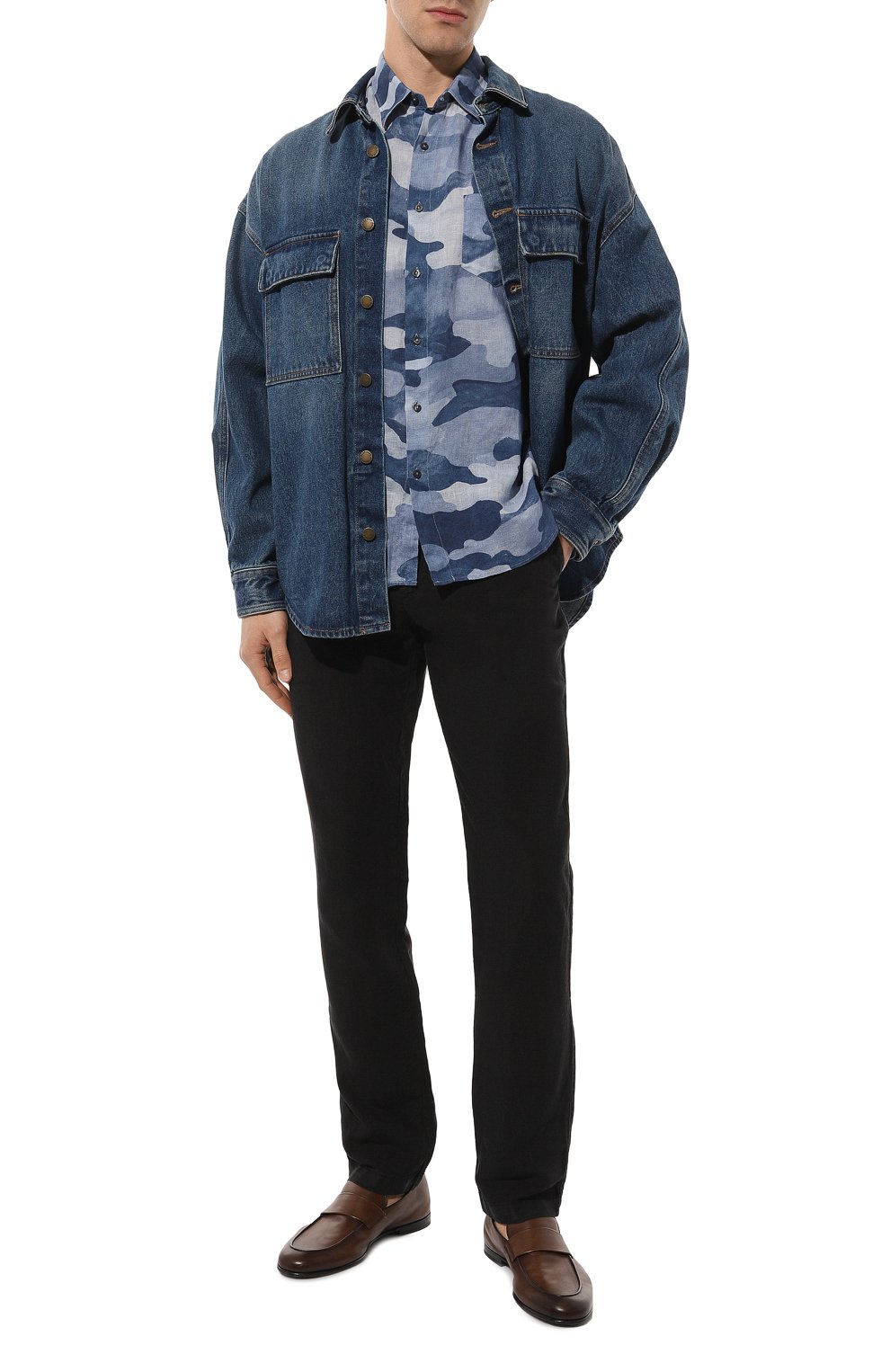 Льняная рубашка 120% LINO, арт. 31ALIM1368/000G248/100, фото 2