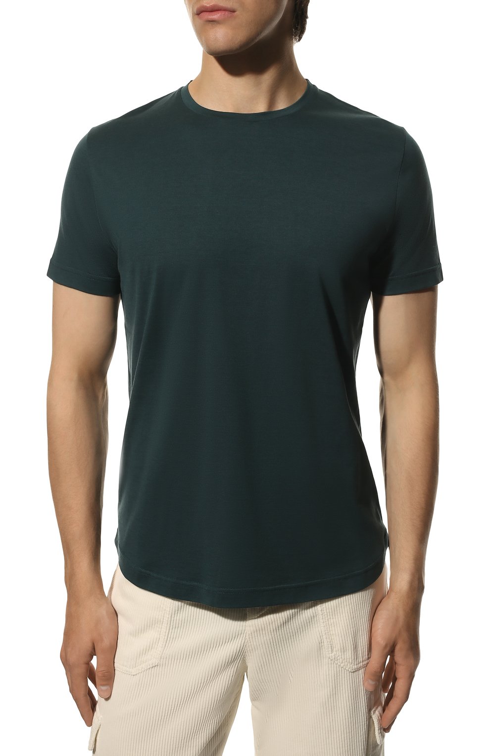 Футболка из шелка и хлопка LORO PIANA, арт. FAF6128, фото 3