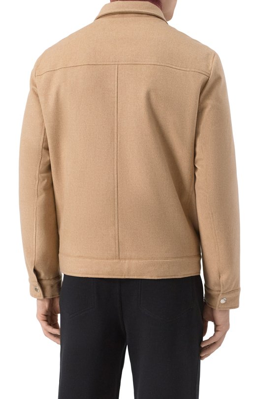 Утепленная куртка-рубашка Brunello Cucinelli MM4636447 Бежевый  MM4636447 Фото 4