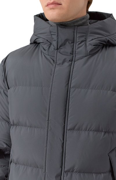 Пуховик CORNELIANI темно-серого цвета по цене 118000 руб., арт. 2625K1-2620137, фото 5 Пуховик CORNELIANI, арт. 2625K1-2620137, фото 5
