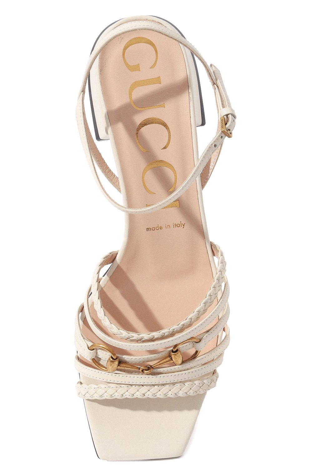 Кожаные босоножки GUCCI, арт. 645405 C9D00, фото 6