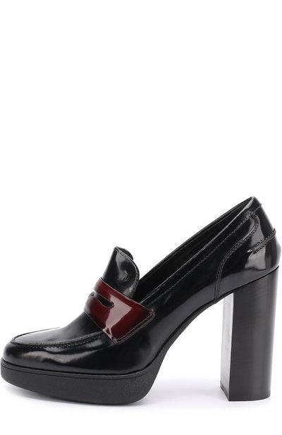 Лаковые туфли на устойчивом каблуке TOD’S, арт. XXW41A0U370SHA567Y, фото 3