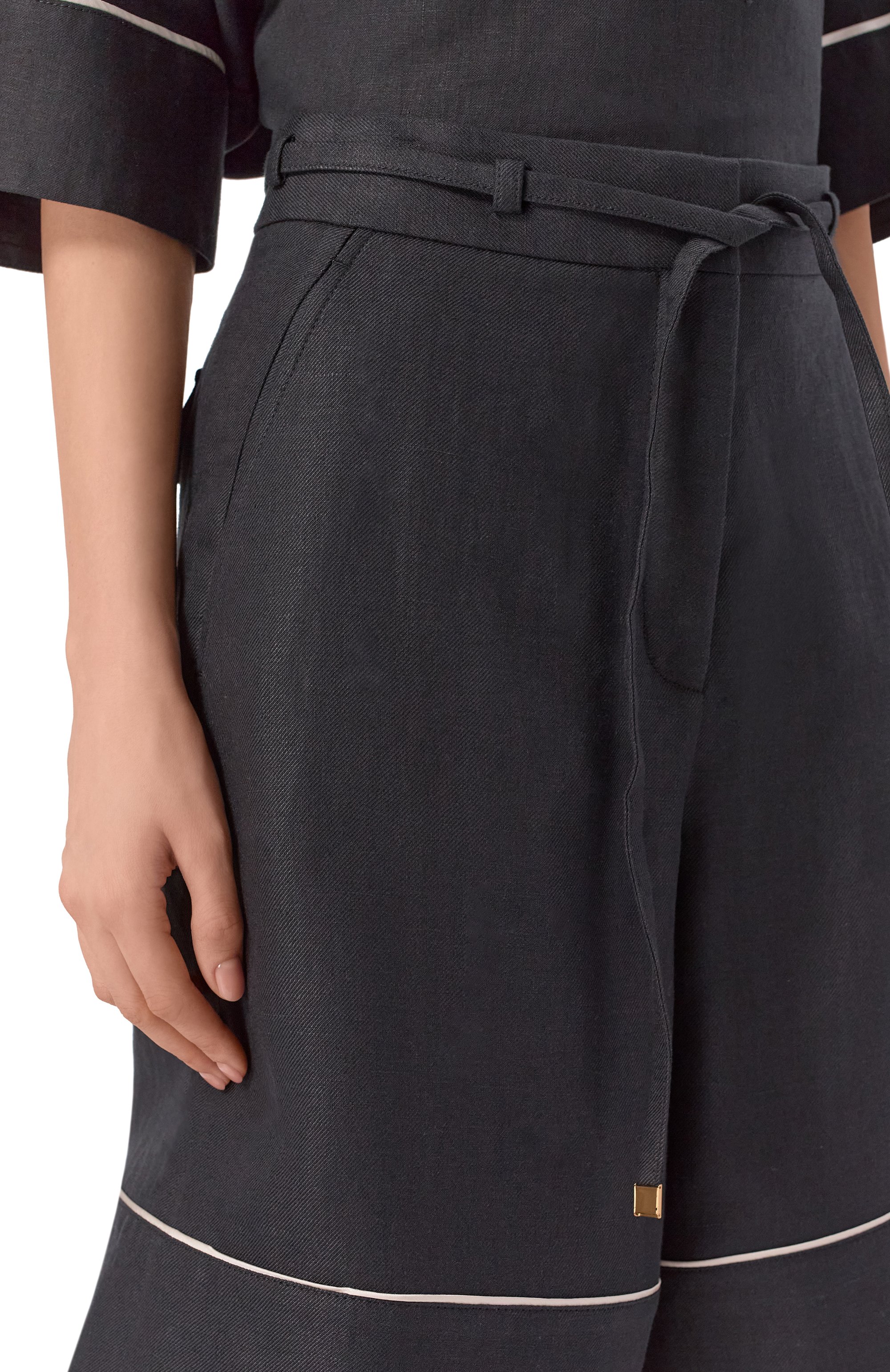 Льняные шорты AGNONA, арт. T81102E/U3034E, фото 5