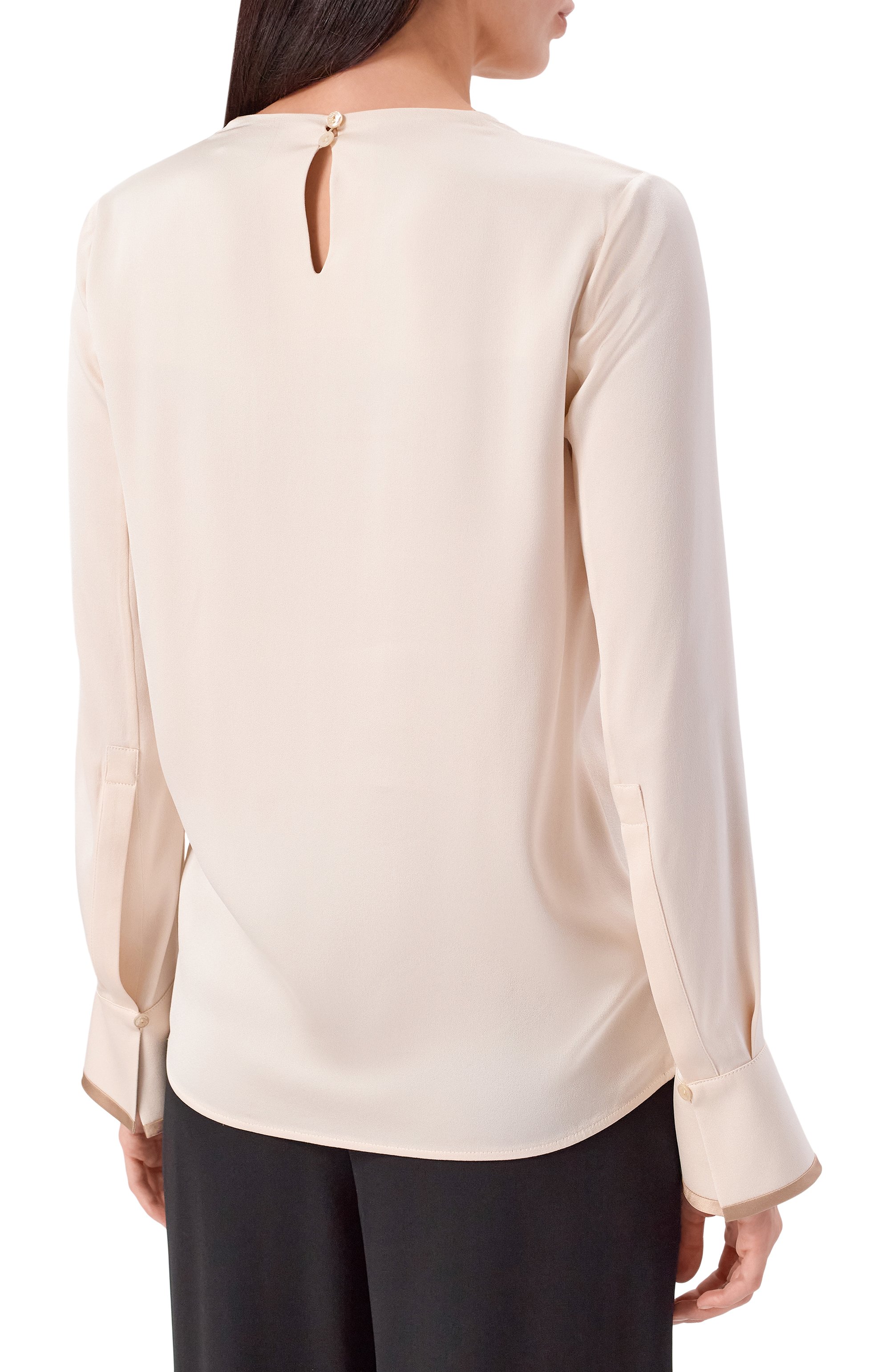 Блузка из вискозы и шелка AGNONA, арт. TT1002E/U5073E, фото 4