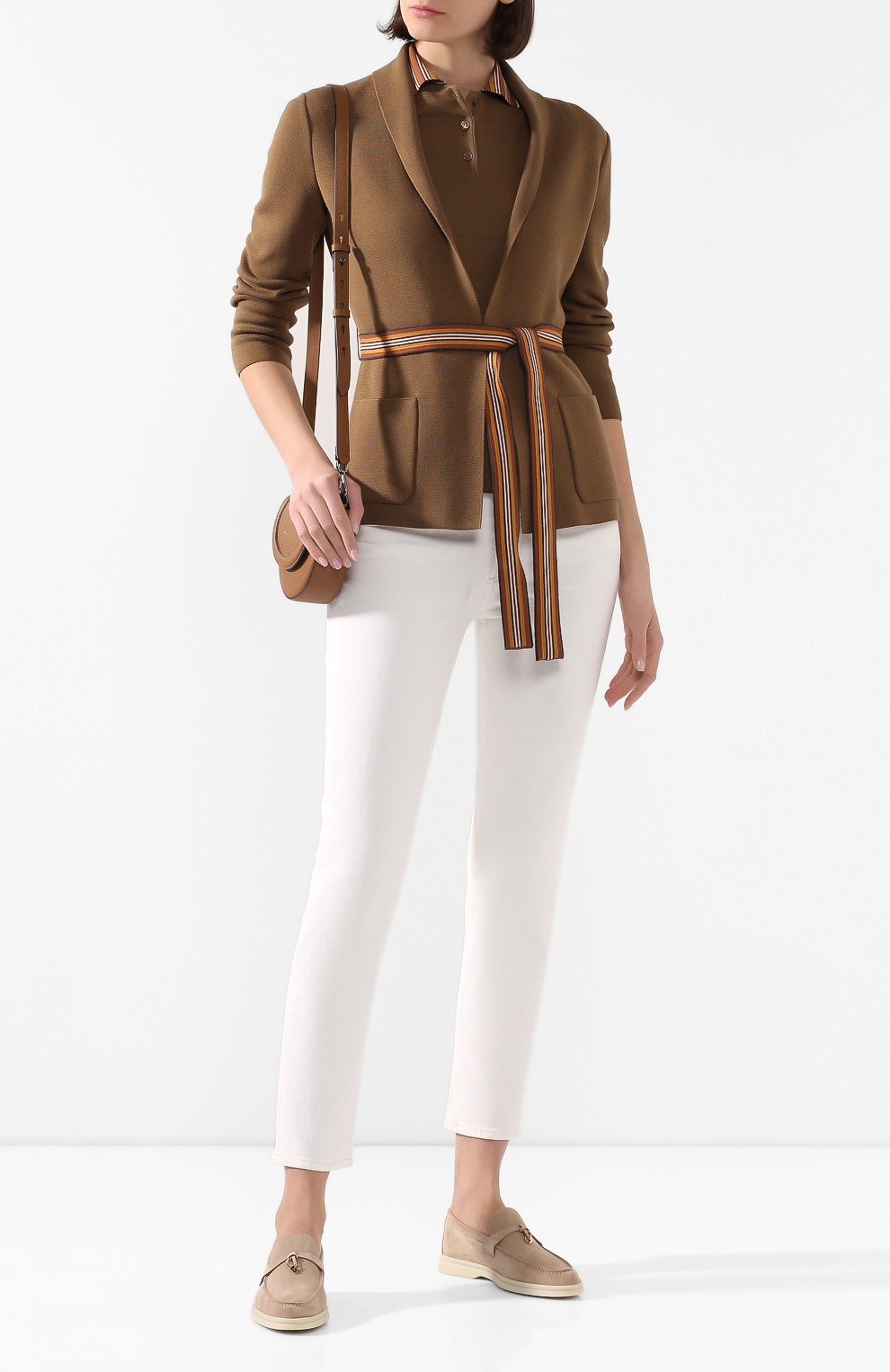 Замшевые лоферы summer charms walk LORO PIANA, арт. FAE5444, фото 2