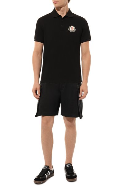 Хлопковое поло MONCLER, арт. 8A000-05-89A16, фото 2