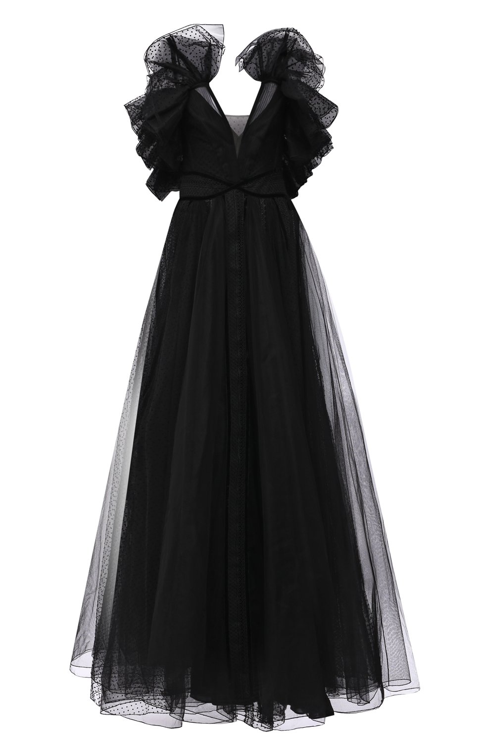Платье ZUHAIR MURAD черного цвета по цене 613500 руб., арт. DRP21315/TUTU003, фото 1 Платье ZUHAIR MURAD, арт. DRP21315/TUTU003, фото 1