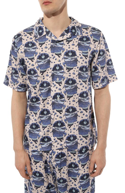 Рубашка из вискозы GmbH Синий, фото 3