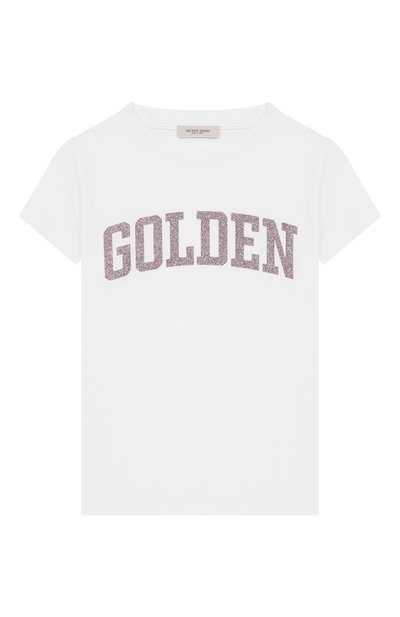 Хлопковая футболка GOLDEN GOOSE DELUXE BRAND, арт. GKP01390.P001943