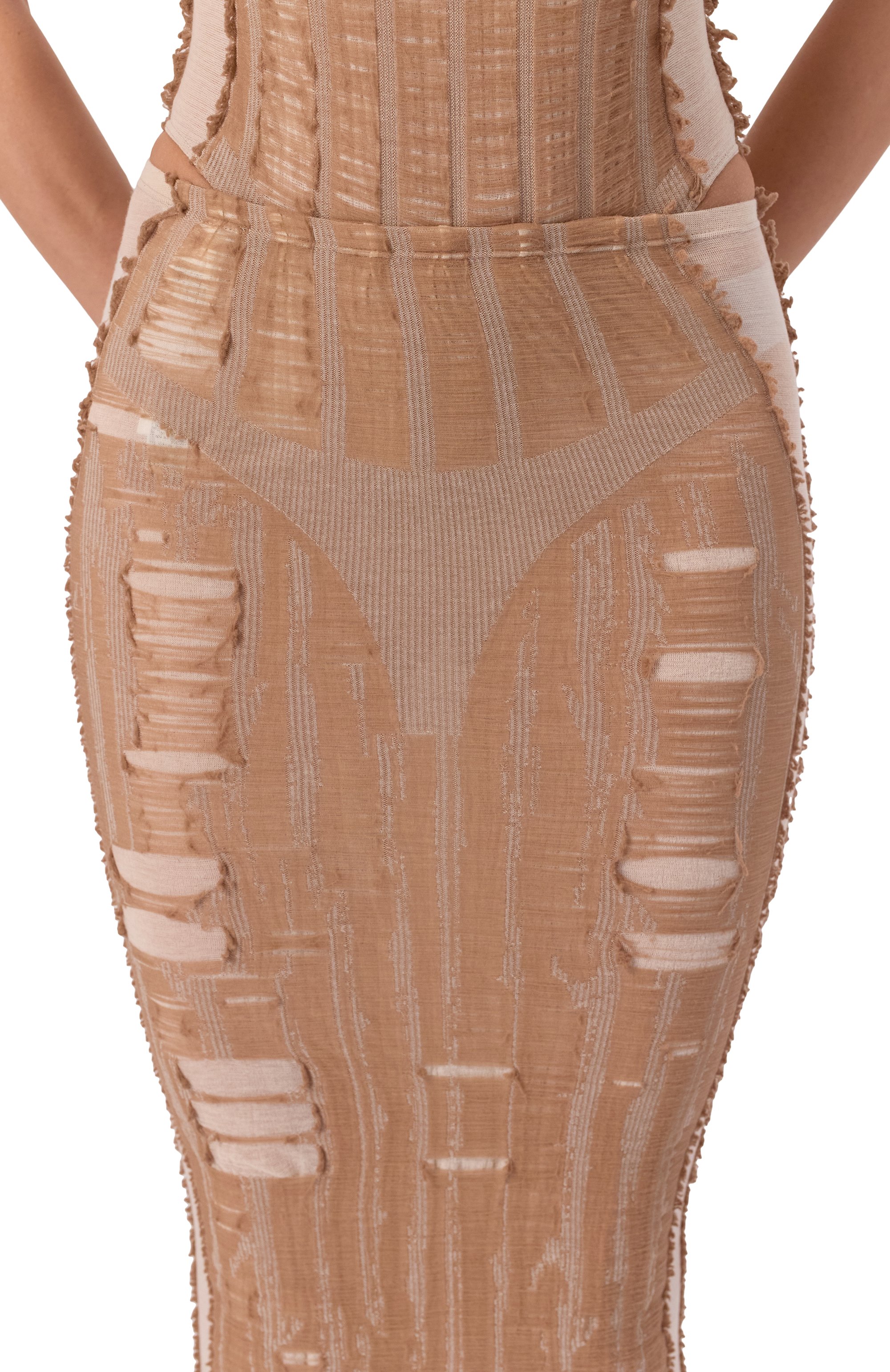 Хлопковая юбка DIESEL, арт. A19220/0BJBI, фото 5