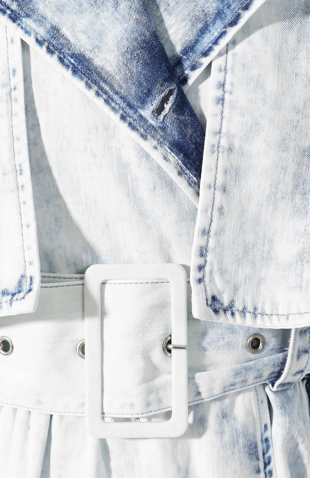 Джинсовый тренч MSGM голубого цвета по цене 107000 руб., арт. 2841MDC40L 207237, фото 5 Джинсовый тренч MSGM, арт. 2841MDC40L 207237, фото 5