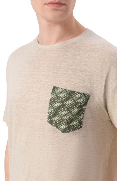 Льняная футболка ZILLI, арт. TSR03RM0900V00000, фото 5