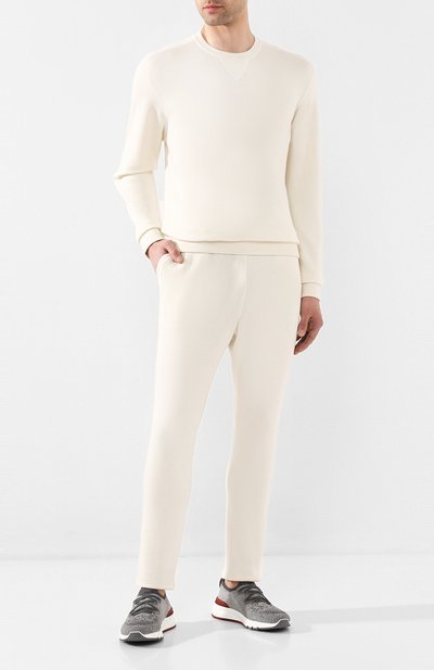 Брюки из кашемира и шелка JIL SANDER, арт. JPUQ751515-MQY11028, фото 2