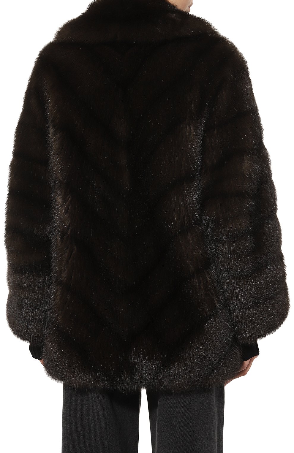 Шуба из меха соболя VM, арт. RINA, фото 4