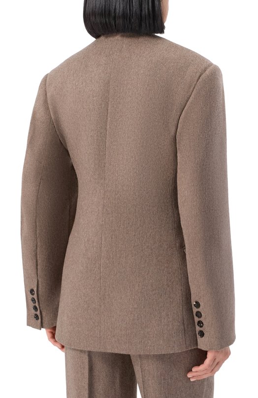 Жакет из шерсти и кашемира Co 6180BWCF-F25 Коричневый  6180BWCF-F25 Фото 4