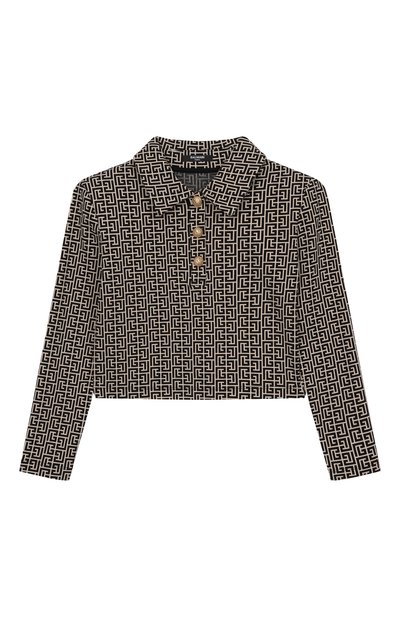 Хлопковое поло BALMAIN, арт. BX8B10