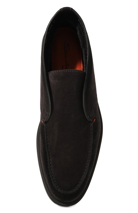 Замшевые ботинки Santoni MGDG17823SM0ASH6 Серый  MGDG17823SM0ASH6 Фото 6