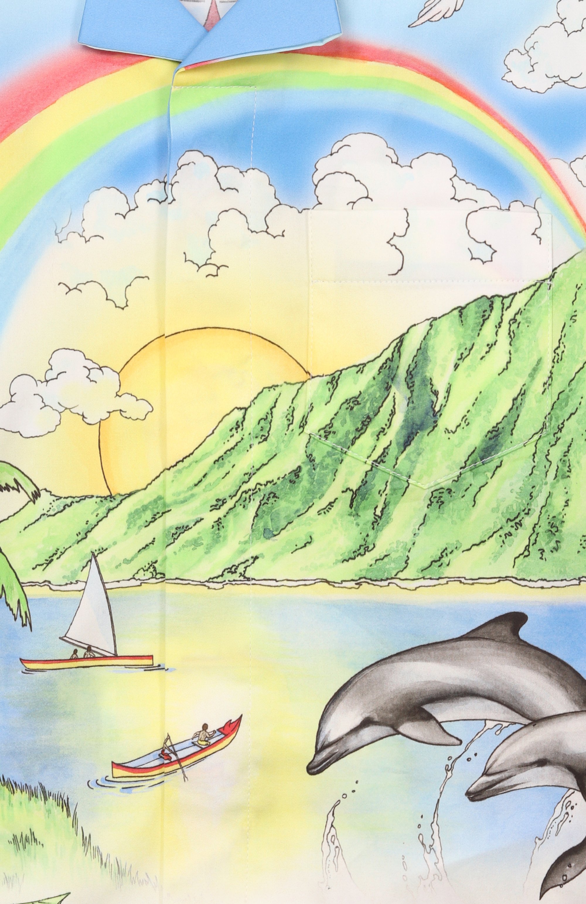 Хлопковая рубашка CASABLANCA, арт. K-SP26-SH-180-02-EX-BC, фото 3