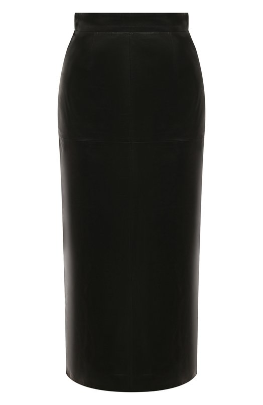 Кожаная юбка Manokhi A000287 Чёрный A000287