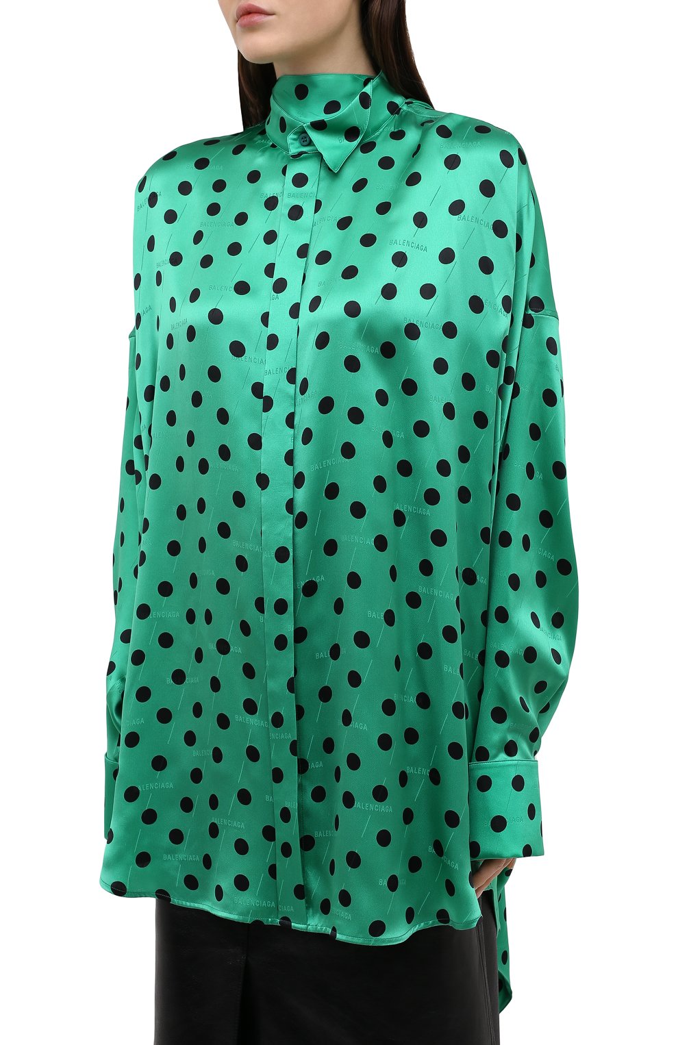 Шелковая блузка BALENCIAGA, арт. 642258/TJLB1, фото 3