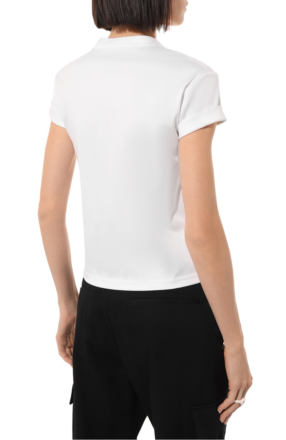 Хлопковая футболка KITON, арт. D55426H08051, фото 4