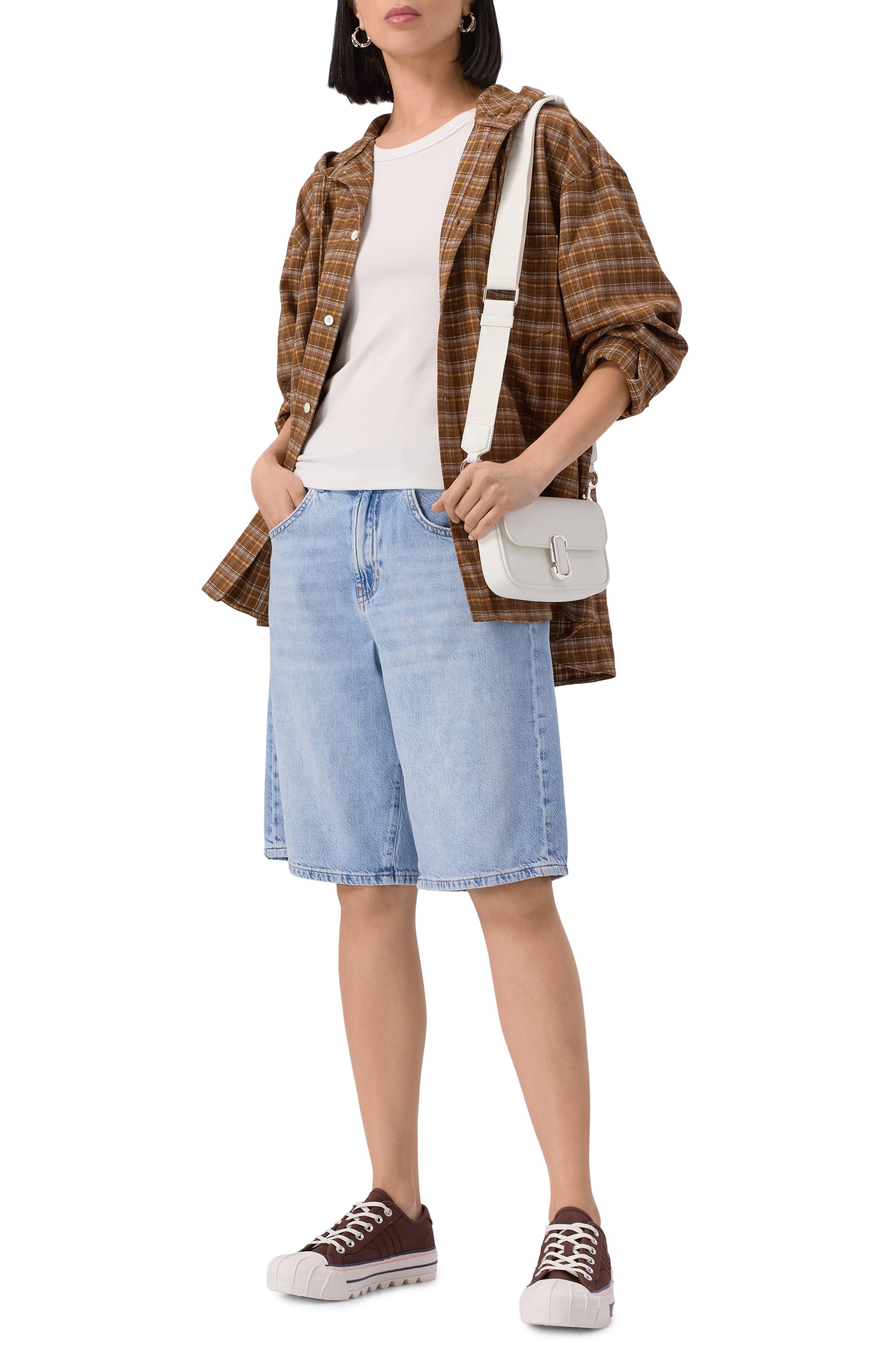 Джинсовые шорты AG ADRIANO GOLDSCHMIED, арт. W0145-096, фото 2