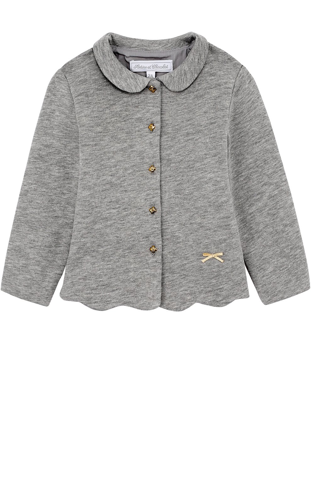 Кардиган джерси с фигурной отделкой и декоративными пуговицами TARTINE ET CHOCOLAT, арт. TK17001/2A-3A, фото 1