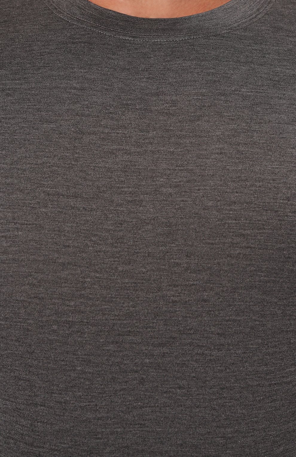 Футболка из шелка и хлопка BRUNELLO CUCINELLI, арт. MH8361308W, фото 5