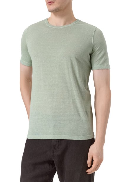 Футболка из хлопка и льна 120% LINO, арт. 32ALIM7186/G308/S01, фото 3