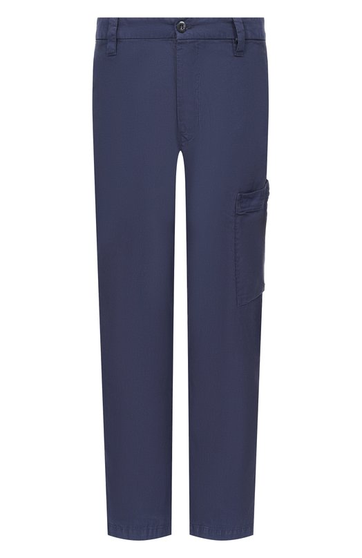 Брюки из хлопка и льна C.P. Company 20CMPA253A/110658G Синий 20CMPA253A/110658G