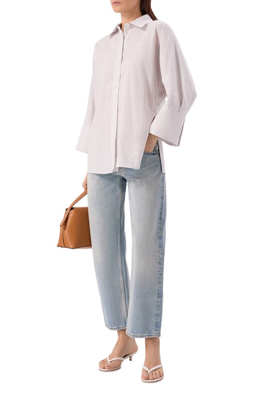 Рубашка изо льна и хлопка Pietro Brunelli CA2514/LI0028 Серый  CA2514/LI0028 Фото 2