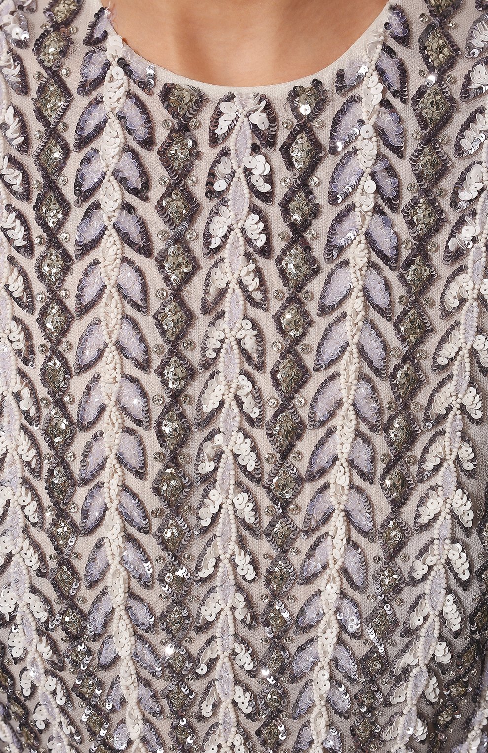 Платье с отделкой пайетками VALENTINO, арт. XB3VDCM01ED, фото 5