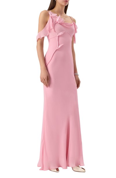 Платье из вискозы SELF-PORTRAIT, арт. SS25254XP, фото 2