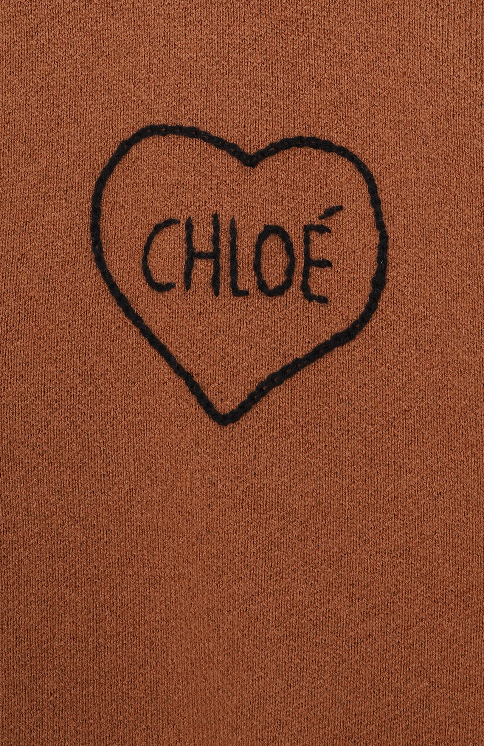 Пончо из хлопка и шерсти CHLOÉ, арт. C21272, фото 3