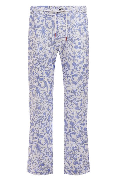 Мужские льняные брюки KITON, арт. UPN001H08902