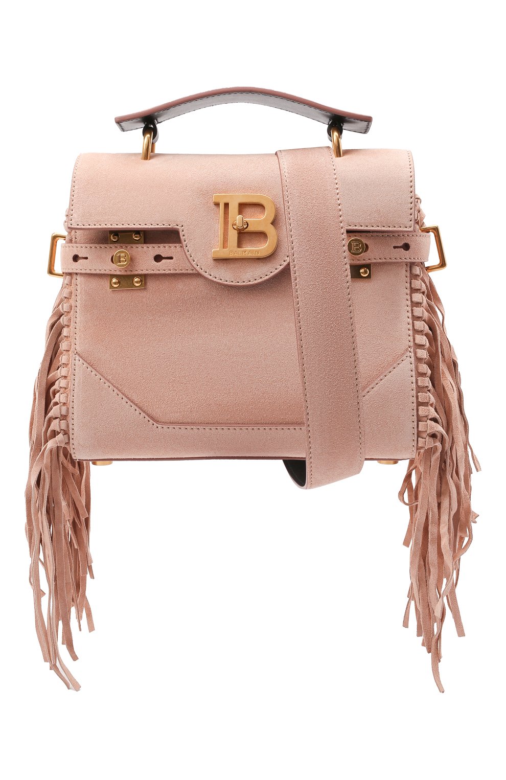 Сумка buzz 23 BALMAIN светло-розового цвета по цене 222500 руб., арт. WN1DB534/LCRF, фото 6 Сумка buzz 23 BALMAIN, арт. WN1DB534/LCRF, фото 6